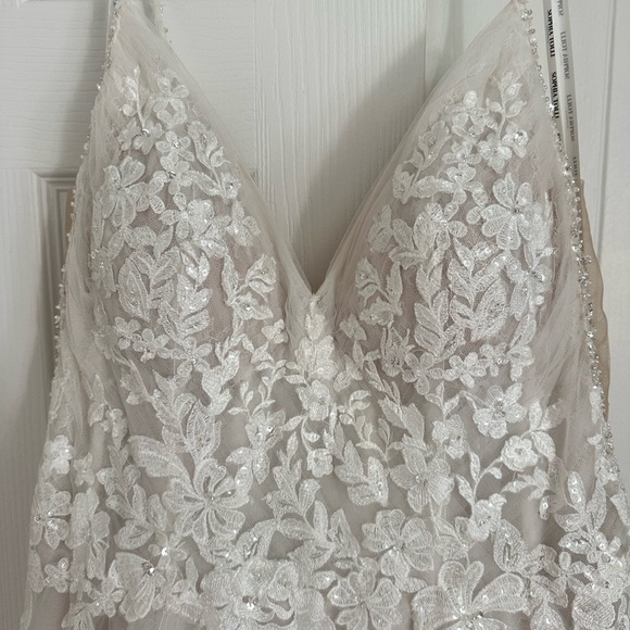 Sophia Tolli Y12016 Florentina Sheer Sides Bridal Dress - Picture 4 of 16